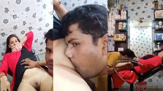 Desi Couple Pussy Licking In Beauty Parlour Captured Sex